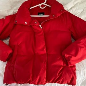 Red Puffer Jacket